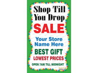Shop Till You Drop Black Friday Banner 