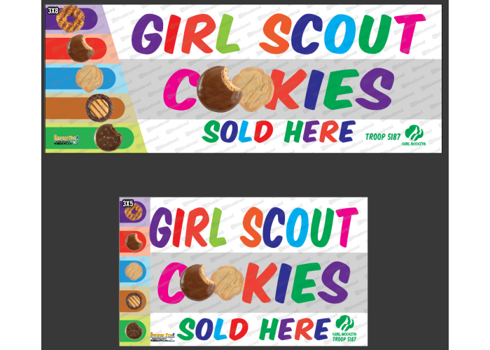 Girl Scout Cookies banner 240327415