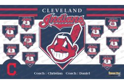 Cleveland Indians - Baseball - T-ball - Team Banner Design  