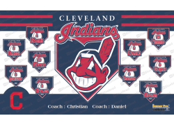 Cleveland Indians - Baseball - T-ball - Team Banner Design Cleveland Indians - Baseball - T-ball - Team Banner Design
