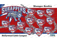 Scrappers - Baseball T-ball - Team Banner Design 