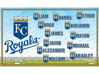 Royals 1 - Baseball - T-ball - Team Banner Design