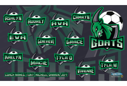 Goats - Soccer - Team Banner Design 