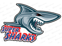 Super Sharks - Team Banner Design 
