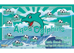 Aqua Dolphins 2 - Team Banner Design 