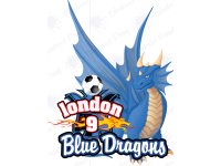 Blue Dragon - Soccer - Team Banner Design 