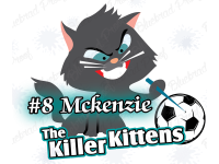 Killer Kittens - Soccer - Team Banner Design