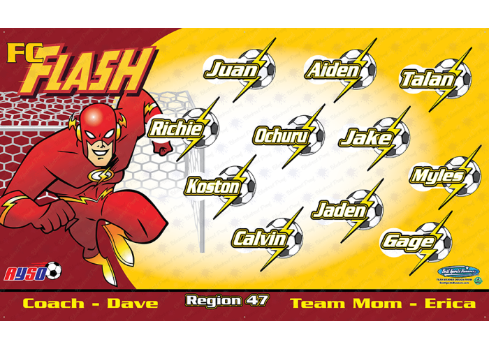 The Flash - Team Banner Design 