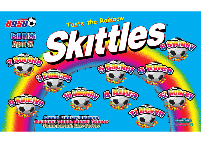 Skittles - Team Banner Design 