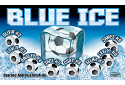 Blue Ice - Soccer - Team Banner Design