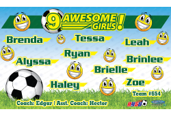 Awsome ! - Soccer - Team Banner Design 