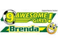 Awsome ! - Soccer - Team Banner Design 