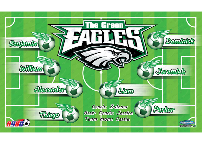 Green Eagles - Team Banner Design 
