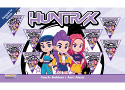 Huntrix k-pop - Team Banner Design Huntrix k-pop - Team Banner Design