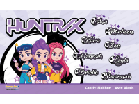 Huntrix k-pop - Team Banner Design Huntrix k-pop - Team Banner Design