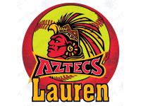 Aztecs - Softball - Team Banner Design 