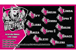 Wolfpack - Softball - Team Banner Design
