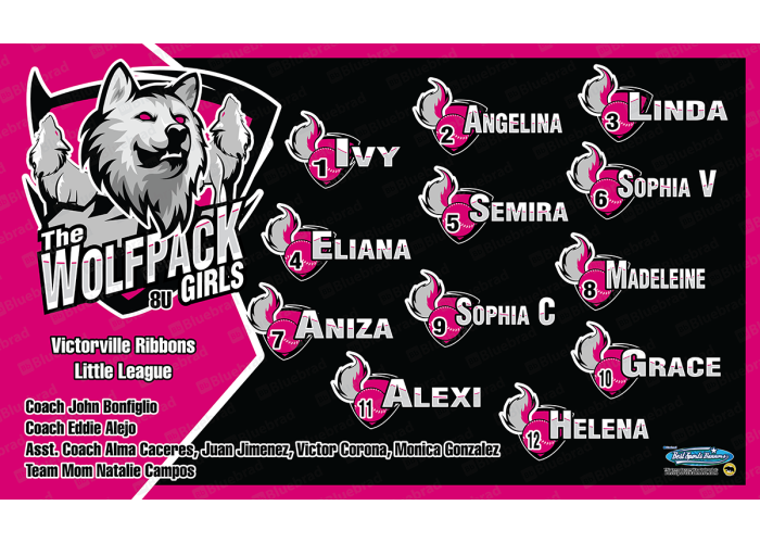 Wolfpack - Softball - Team Banner Design